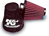 For Your K&N RD-6000 Filter K&N 22-8031PK Black Precharger Filter Wrap 